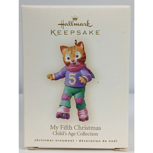 "My Third Christmas " 2005 Hallmark Keepsake Ornament Cat - Picture 4 of 11